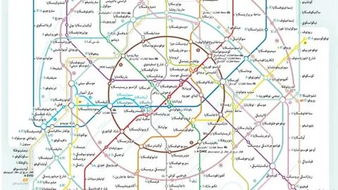 Мәскеу метросының картасы 2025: Мәскеу метросының картасы