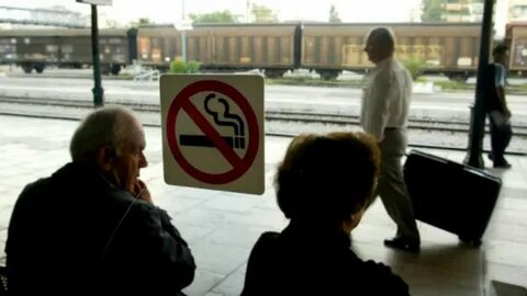 Курение в поезде 2024