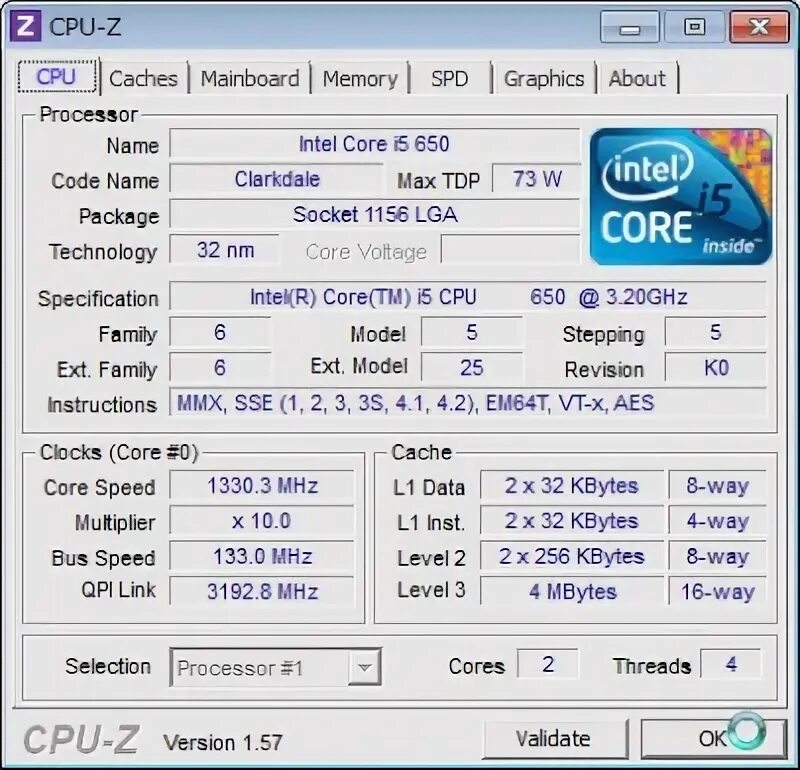 Intel Core i5 CPU 650 3.20GHZ. TDP i5 650. CPUZ i5 3540. I5 650 games.