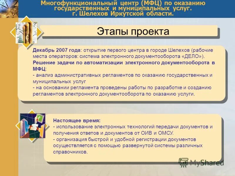проект настоящее дело