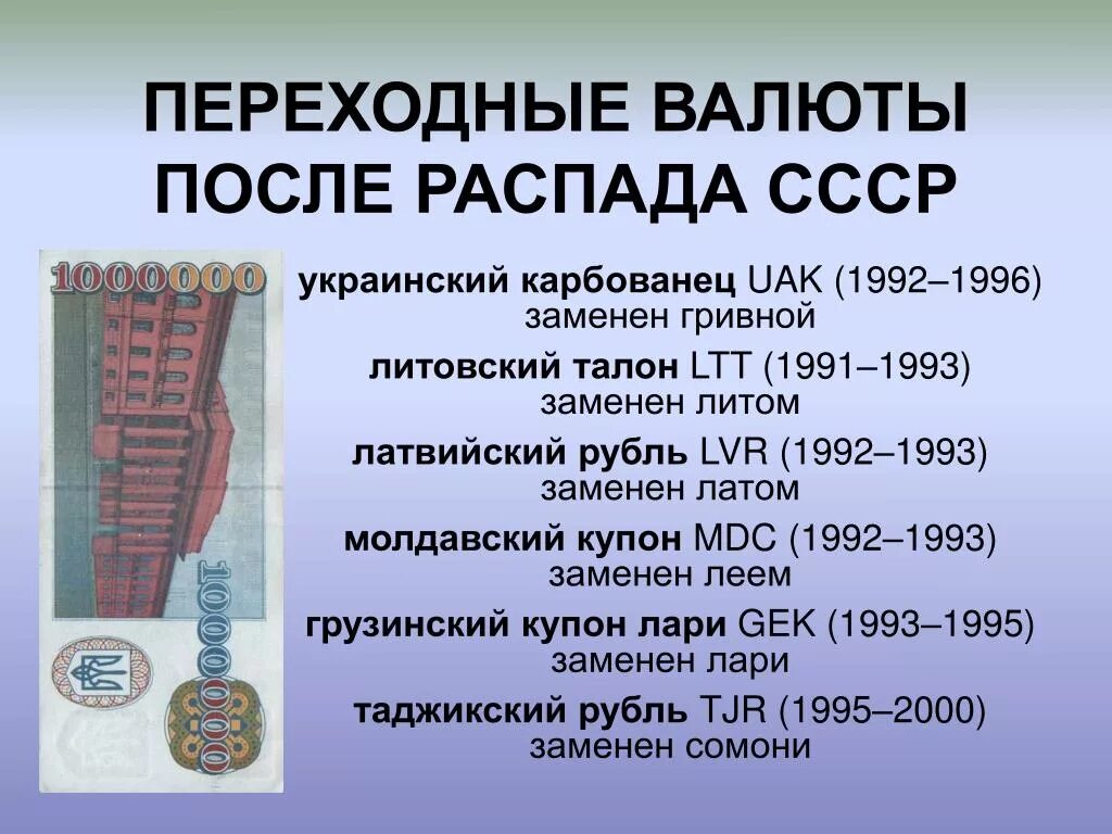 Что стало после распада. Валюта после распада СССР. Купюры после распада СССР. Валюта Украины после распада СССР. Деньги после распада СССР.