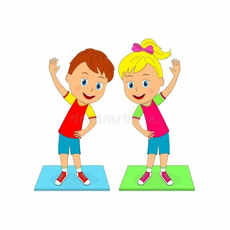 Зарядка картинки для детей. Физкультура рисунок для детей. Физкультурная зарядка для детей. Изображение спортивных упражнений для детей. Картинка детская зарядка