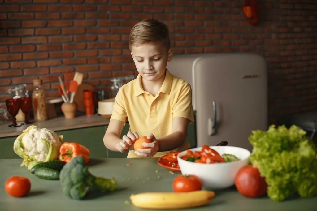 Boy Cooking. Cook Breakfast. Cook dinner. Peter Cook children.