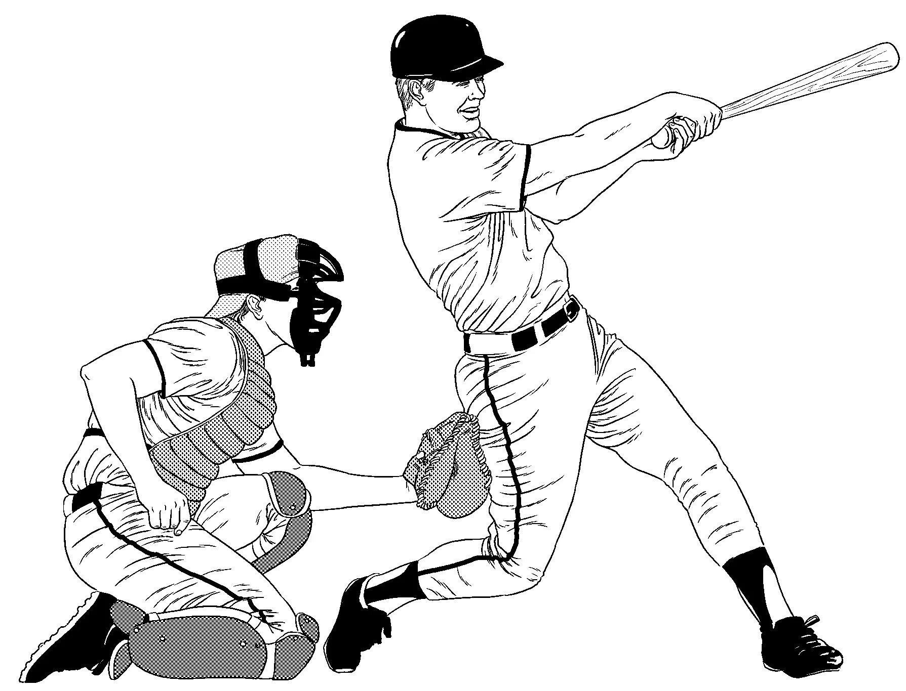 Игра бить палкой. Удар битой. Бейсболист рисунок. Раскраска Бейсбол. Удар битой Бейсбол.