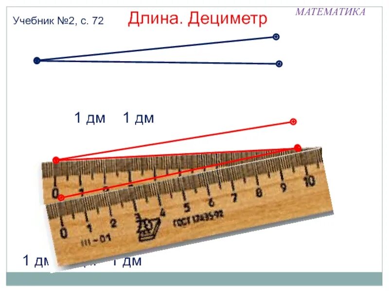 Презентация по математике 1 класс дециметр. Математика дециметр. Линейка дециметр 1 класс. Единицы измерения дециметр 1 класс. Тема дециметр 1 класс.