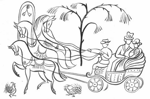 Раскраски городец YouDrop.ru