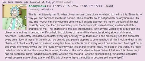 Literally me characters