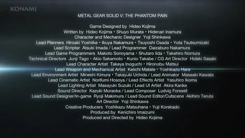 Game credits