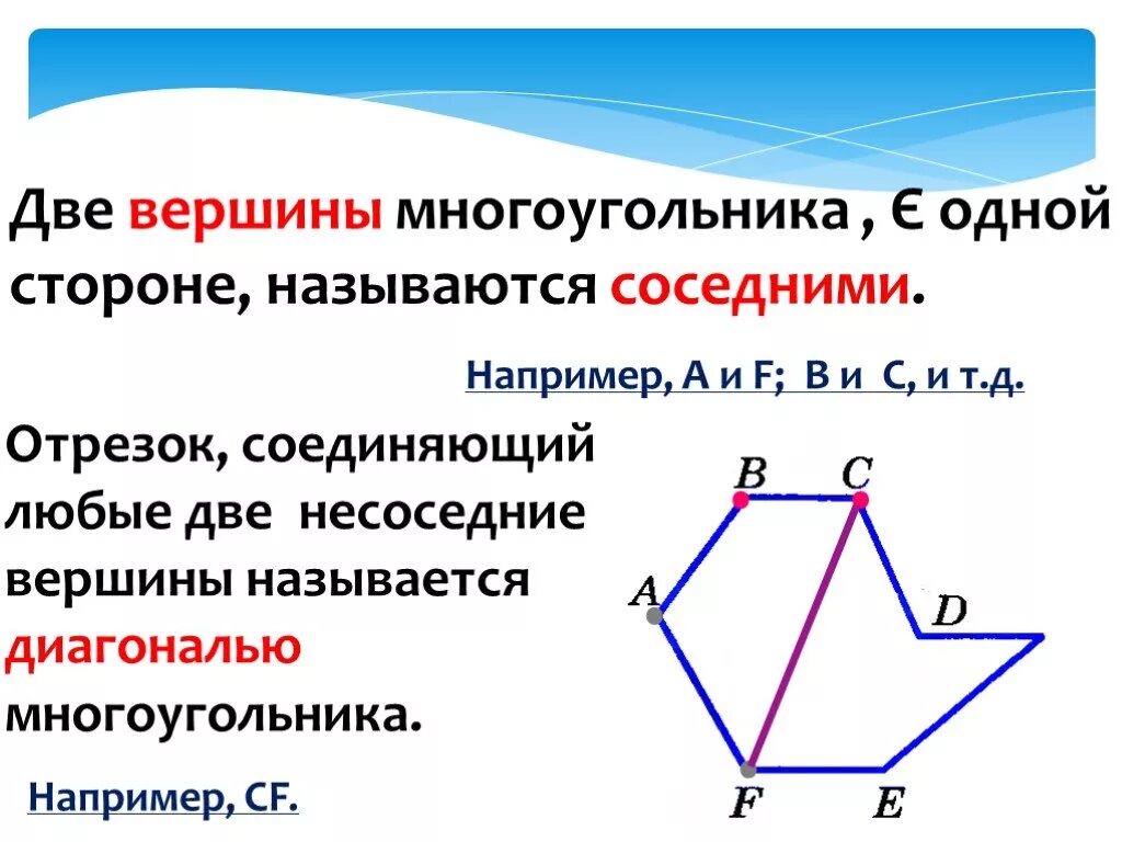 Периметр многоугольника определение 8 класс