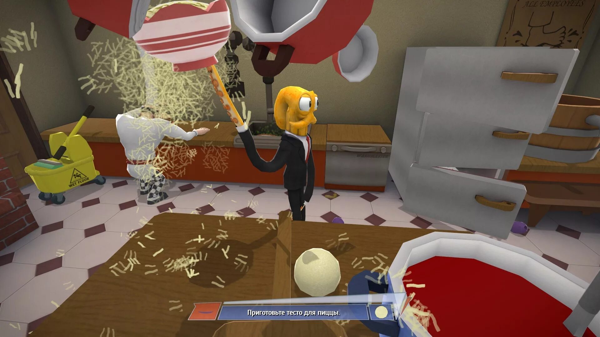 Octodad: Dadliest catch. Octodad 2010. Octodad Скриншоты. Игра Octopus dad.