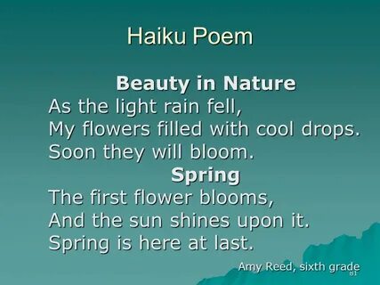Short poems