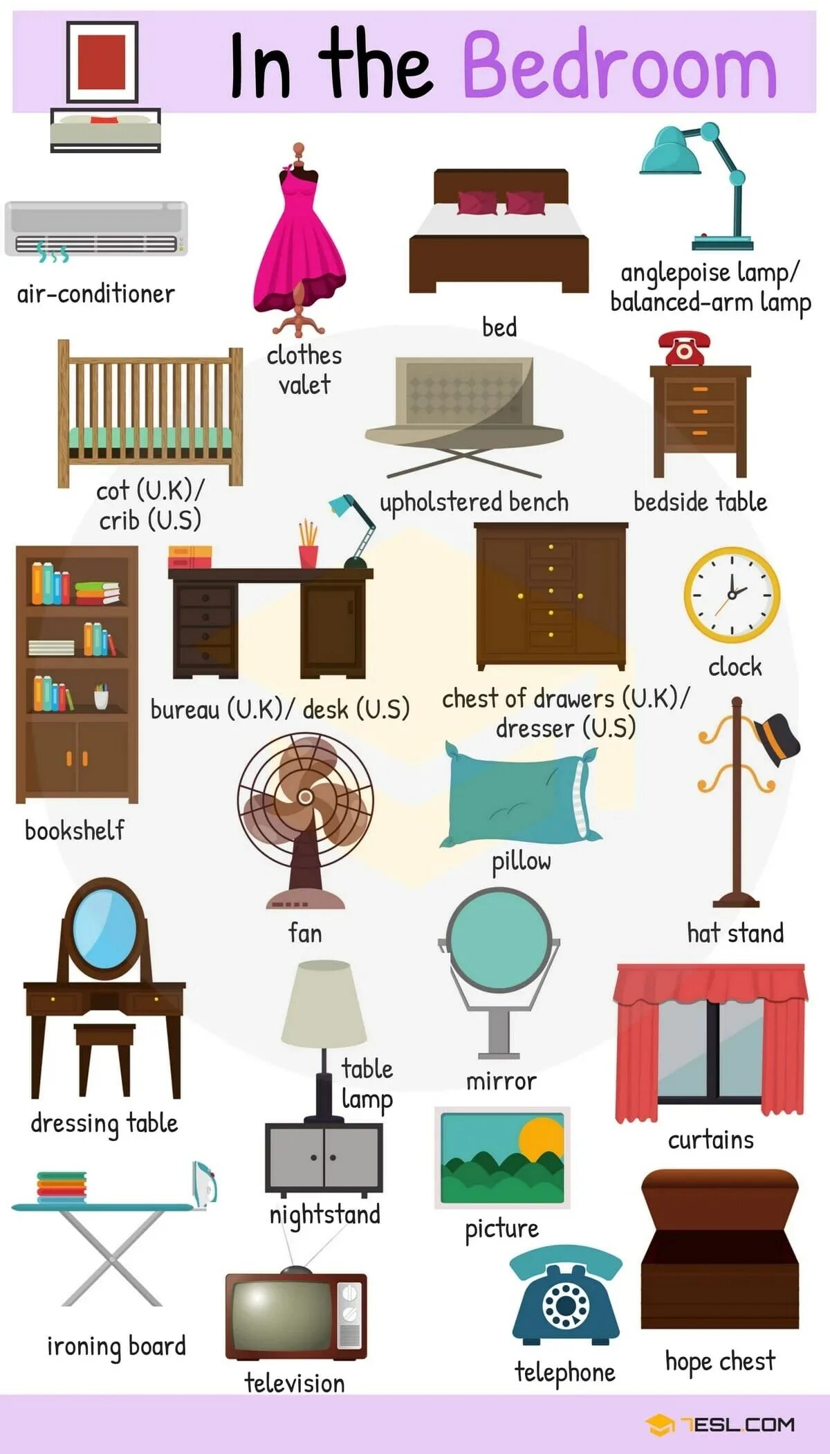 Living items. Мебель Vocabulary. Мебель на английском. Вокабуляр мебель для детей. Предметы интерьера на английском.