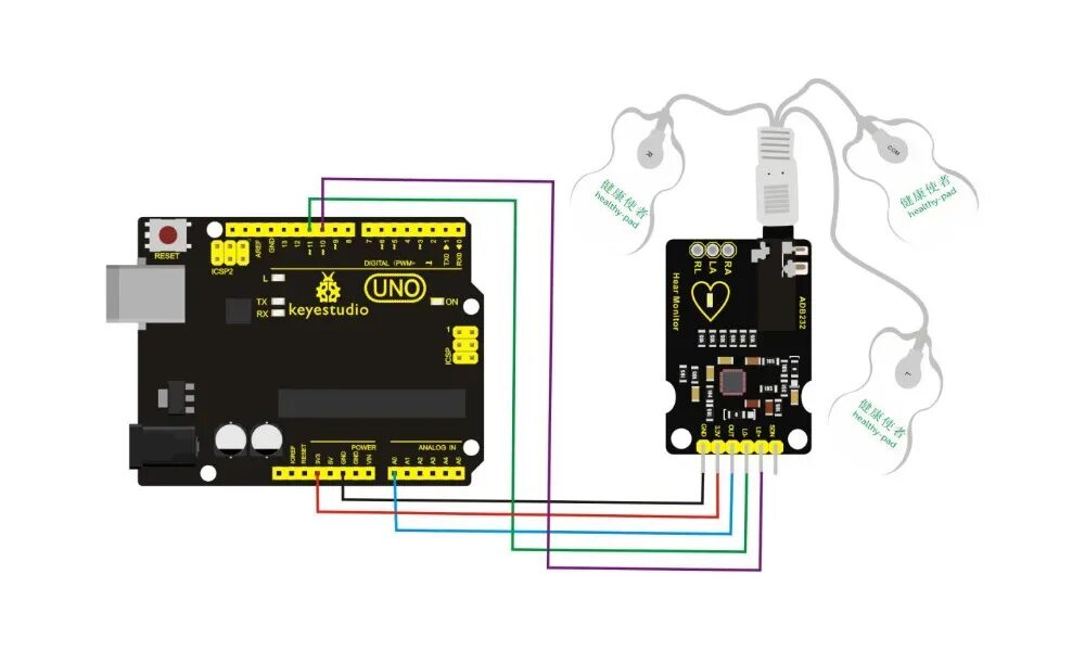 Ad8232 ECG sensor Module. Электрокардиограф: ad8232 ECG sensor Module. Ad8232 Arduino. Датчик пульса Arduino.