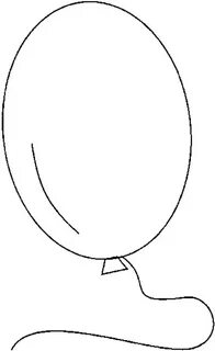 Шаблон воздушного шарика для вырезания из бумаги: скачать и распечатать