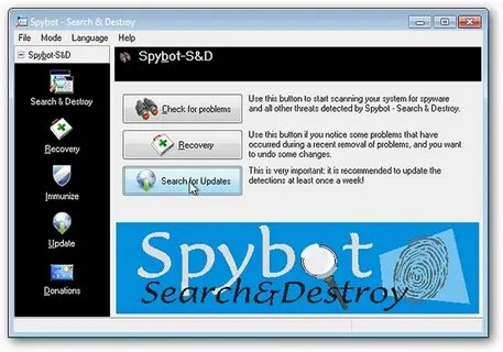 Spybot click