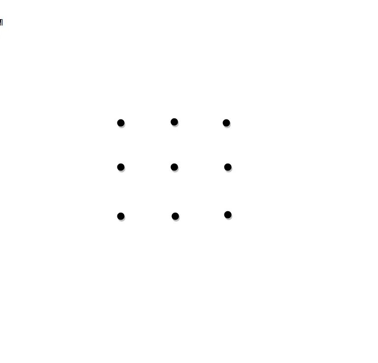 9 точек четырьмя линиями. Four lines Nine Dots Puzzle. The Nine-Dot problem. Collect 9 Dots using 4 lines. Four lines that go through Nine points.