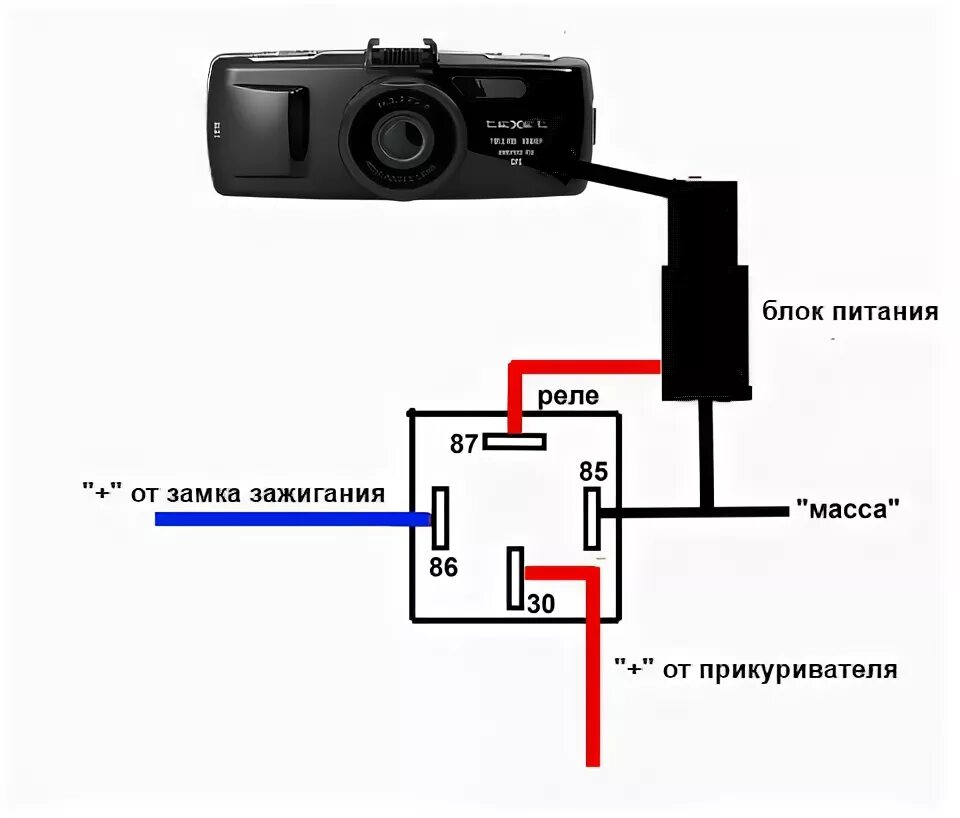 Схема подключения автомобильного видеорегистратора. Схема подключения видеорегистратора через кнопку. Схема подключения видеорегистратора к сигнализации. Схема подключения зажигания видеорегистратор.