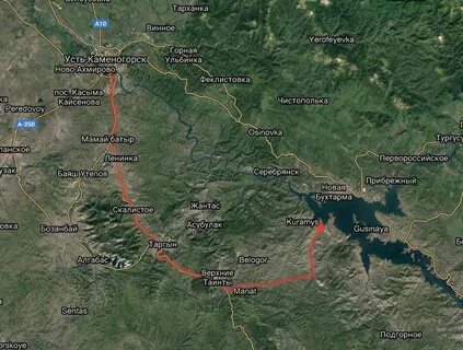 Мост через бухтарминское водохранилище на карте