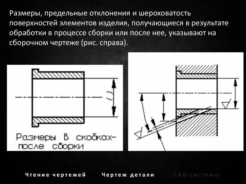 Среднее предельное отклонение. Предельные отклонения деталей на сборочном чертеже. Допуски и предельные отклонения. Предельные отклонения на чертеже. Предельные отклонения размеров на сборочном чертеже.