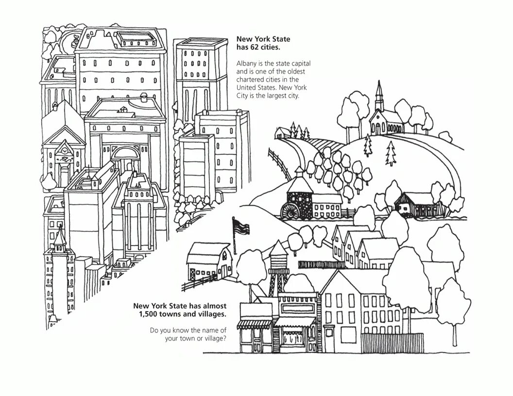 What your city town or village is. Places in the City colouring. Places in Town Coloring. Places in City colouring in English. Places in Town to Colour.