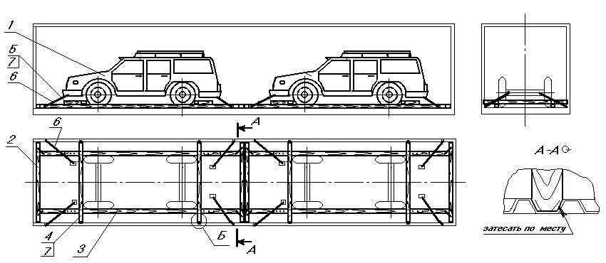 Торцевой борт платформы крепится на. Схема крепления груза. Схема крепления анкерной линии. Размещение крепление. Крепление грузов в полувагоне.