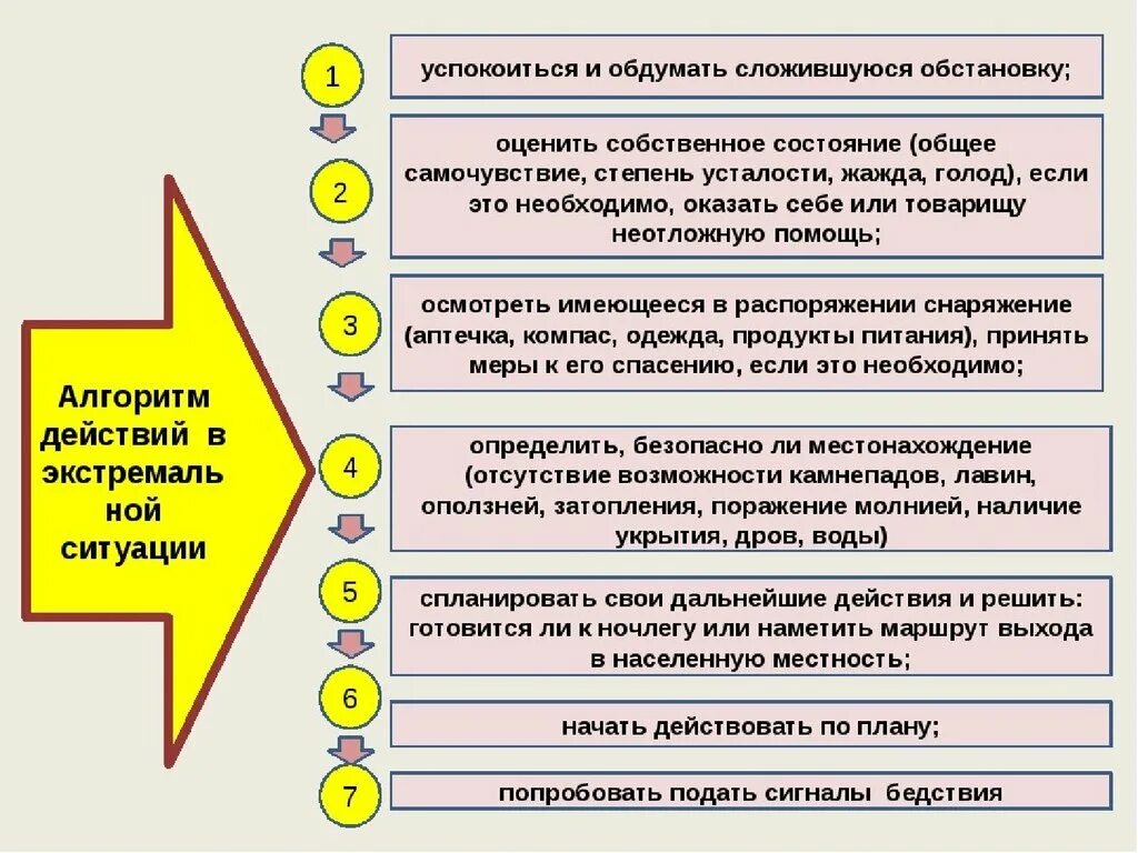 Шаги правильной решении. Алгоритм действий в экстремальных ситуациях. Алгоритм поведения вожатого в экстремальных ситуациях. Правила поведения в экстремальных ситуациях. Памятка о поведении в экстремальных ситуациях.