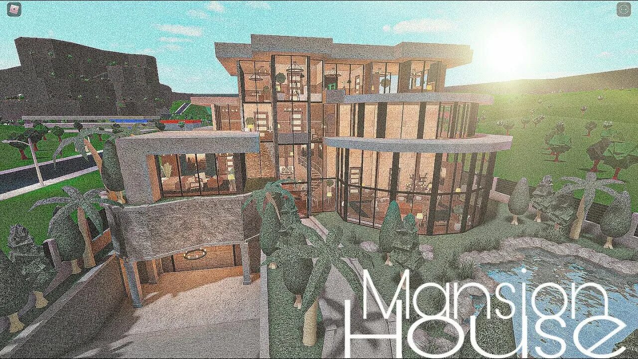 Наш mansion слил. Bloxburg mansion. modern mansion bloxburg. дом блоксбург модерн. дом в блоксбурге.