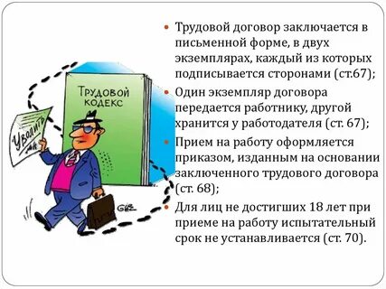 Обязательная письменная форма трудового договора