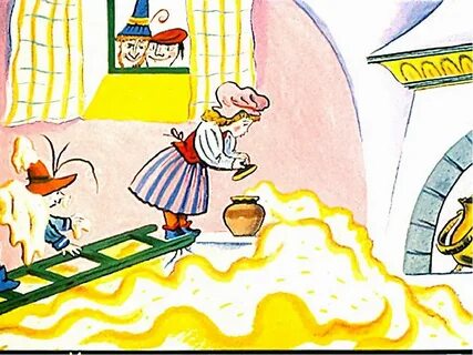 Горшочек каши рисунок