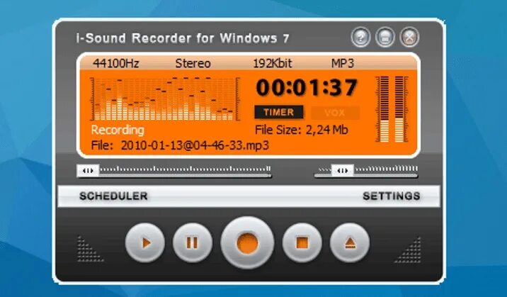 Support recorder