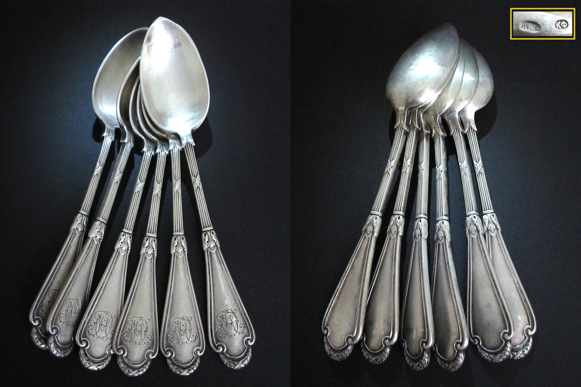 чайная ложка фаберже серебро 84. рюкерт ложка фаберже. серебро столовое от фаберже. серебро 84 пр. фаберже.