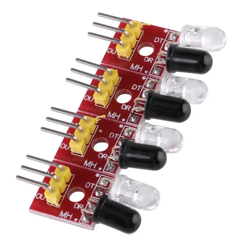 Ir line. Ir line follower sensor. модуль слежения. 4 infrared avoidance module. line follower sensor.