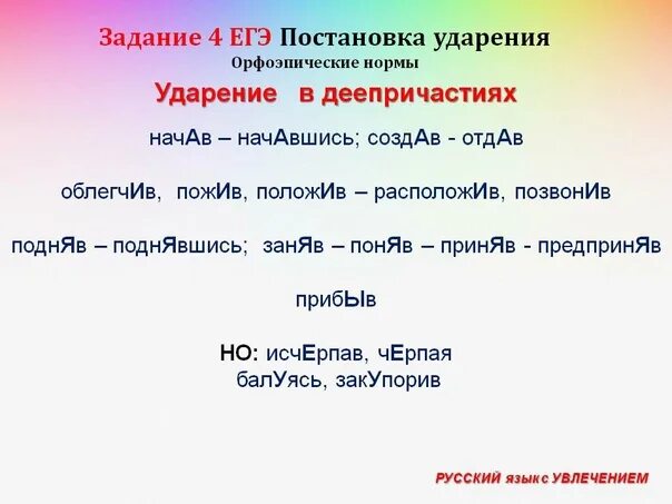 Задания на постановку ударения. Задание на ударение ЕГЭ. Орфоэпические нормы постановка ударения. Ударение 4 задание ЕГЭ.