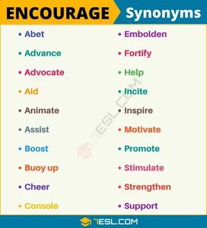 Encourage examples