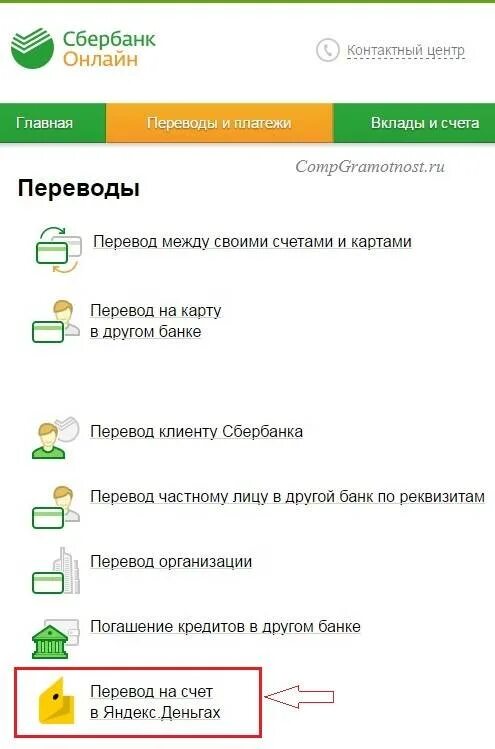 Как перевести деньги со Сбербанка на Сбербанк.