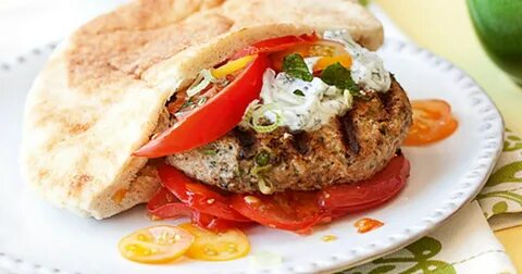 Пита с мясом и овощами
