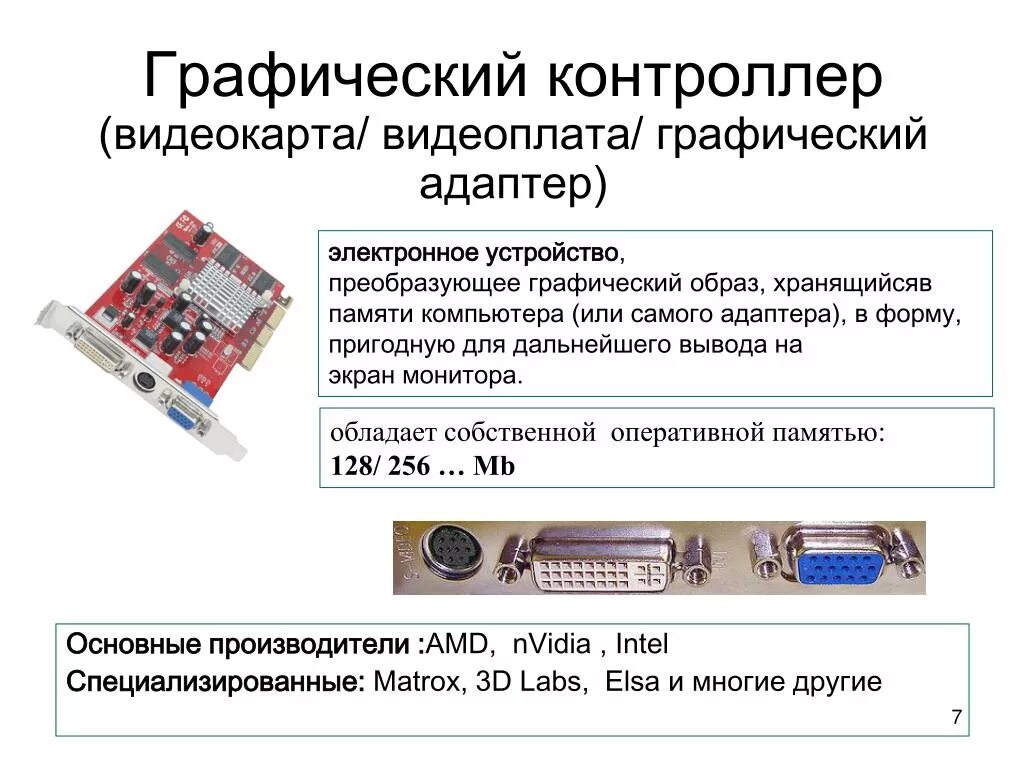 Графический контроллер это видеокарта. Графический адаптер. Графический адаптер на материнской плате. Графический адаптер GPU.