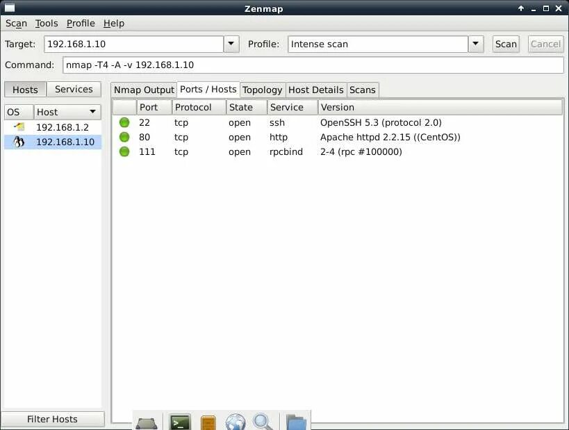 Host scanning