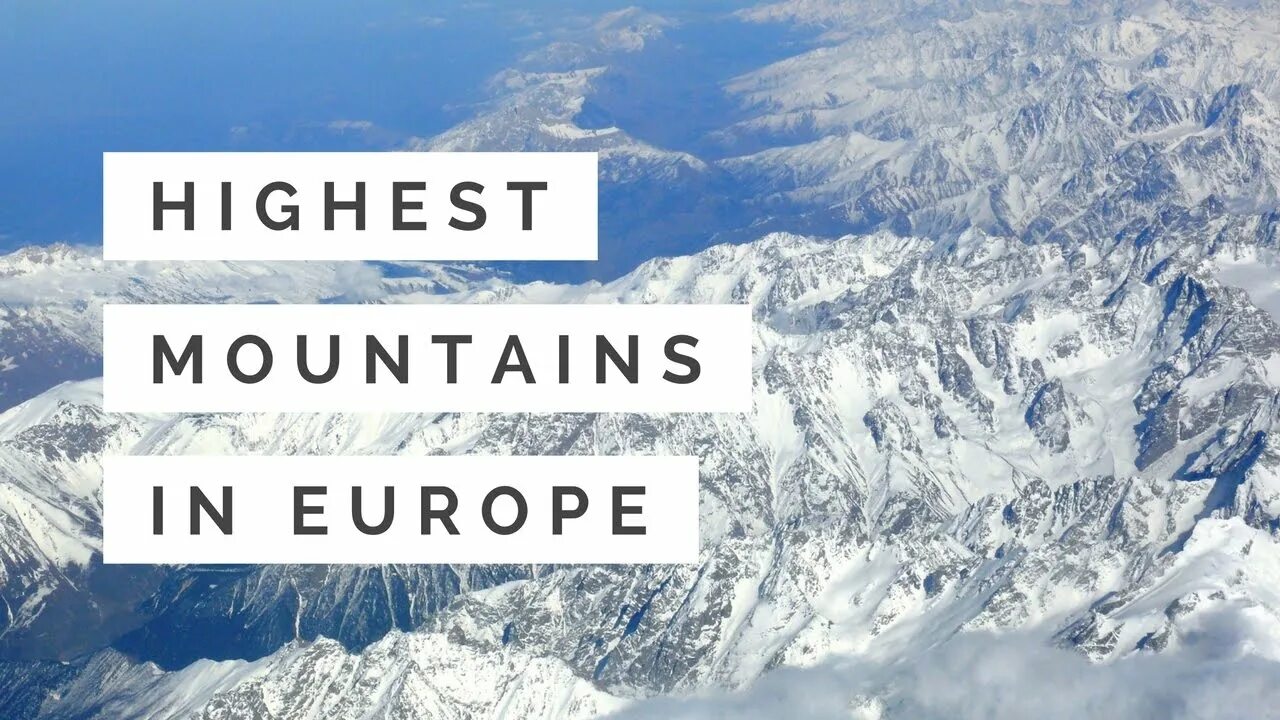 The high mountain in europe is. Highest. The Highest Mountain of Europe. The Highest Mountain in Europe is. What is the Highest Mountain in Europe.