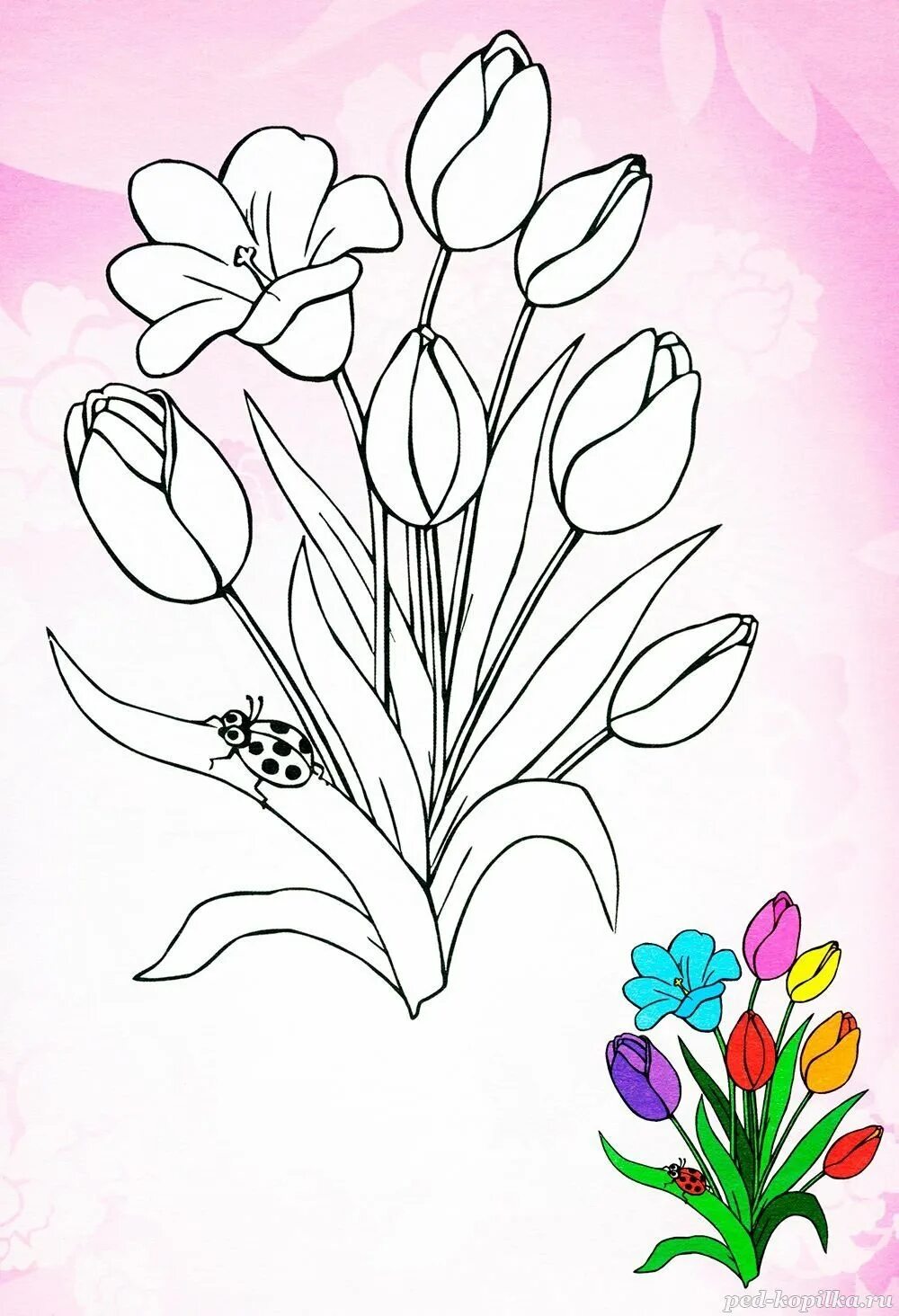 Букет рисунок 1 класс. Весенние цветы раскраска. Весенние цветы раскраска для детей. Рисование весенних цветов. Весенний букет раскраска.