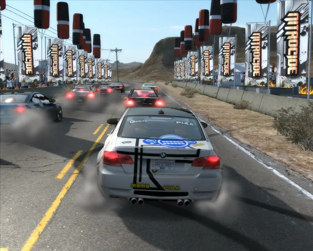 В чем суть игры гонки. Need for Speed: PROSTREET (2007). NFS Pro Street 2007. Нфс прострит 2007. Need for Speed PROSTREET Wii.