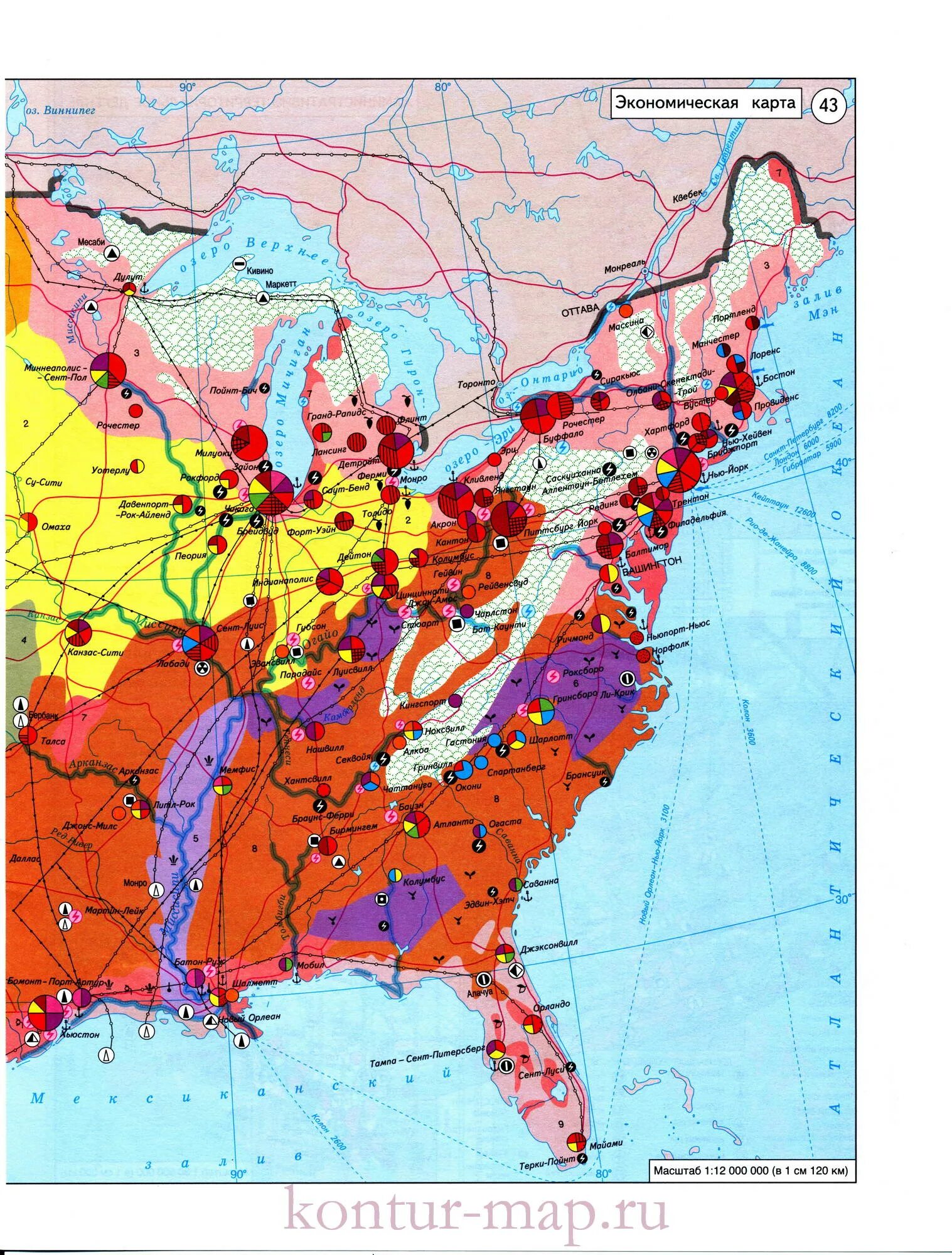 Центры промышленности сша. Экономическая карта США 11 класс. Хозяйство США карта. Экономическая карта США атлас. Сельское хозяйство США карта.
