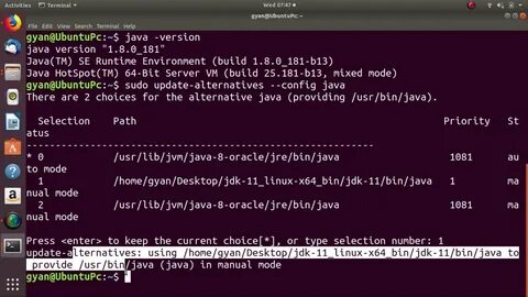 Linux java install