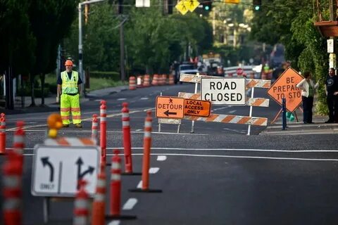 Road closed