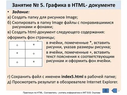Html фон ячейки