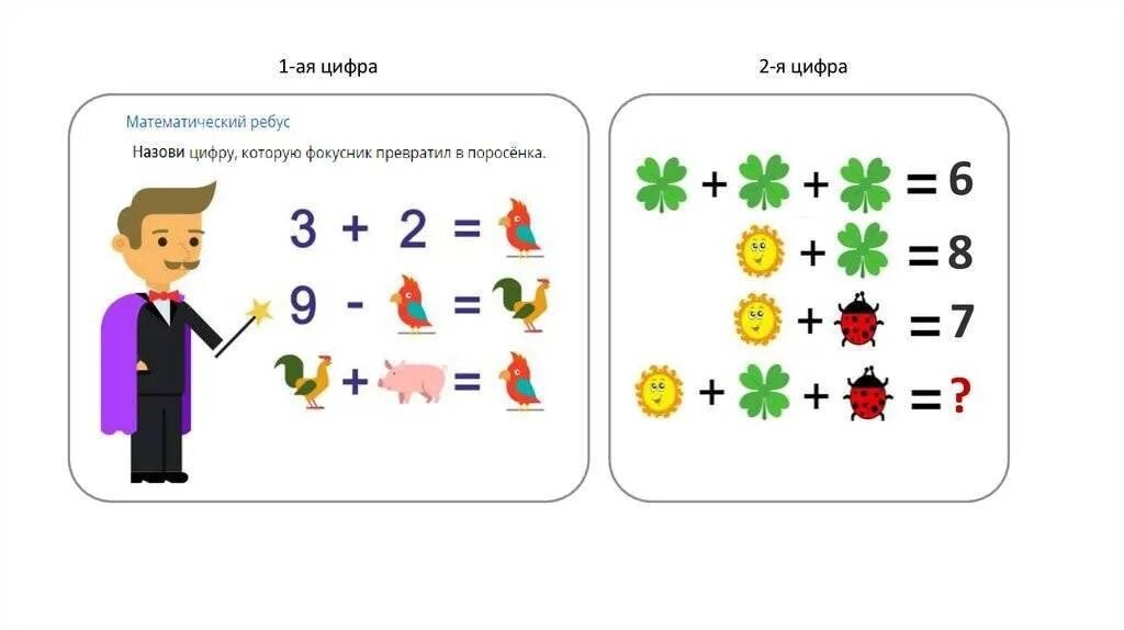 Ребус с числами учи ру. Математические задачки для детей. Математические головоломки. Математические головоломки с ответами 1 класс. Математические ребусы и загадки.