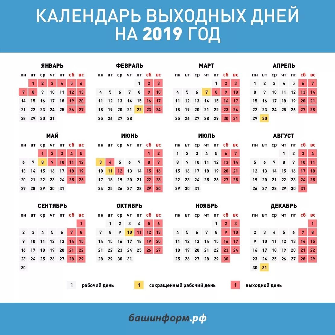 Праздничные дни трудовой календарь. Рабочие дни в 2019 году. Календарь выходных дней. Календарь рабочих дней 2019. Производственный Алендарь 2019.