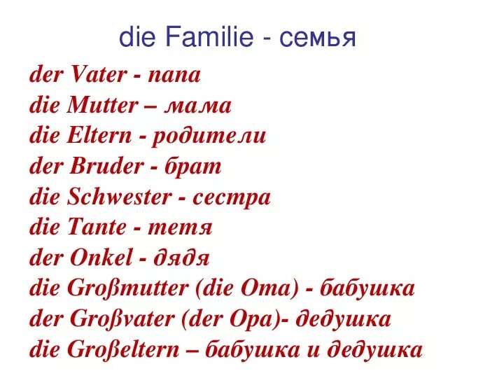 Майн перевод с немецкого. Немецкие слова на тему семья с переводом. Родственники на немецком языке. Слова по теме семья на немецком. Моя семья немецкий язык.
