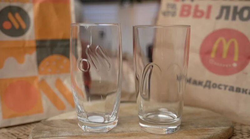 какие стаканы во вкусно