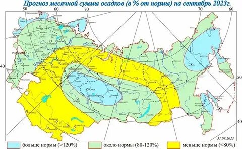 Температура воздуха в июле 2023
